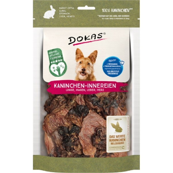 DOKAS - Kaninchen-Innereien 2er Pack (2 x 100g)