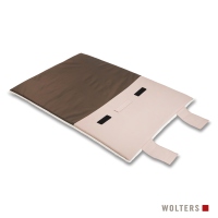 Wolters Upcycling Vagabund Reisedecke champagner/trüffel