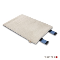 Wolters Upcycling Vagabund Reisedecke trüffel/blau