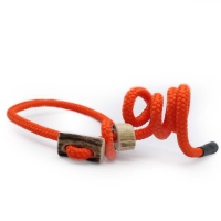 MewogS Kurzführer 60cm HORN mit Zugstopp orange