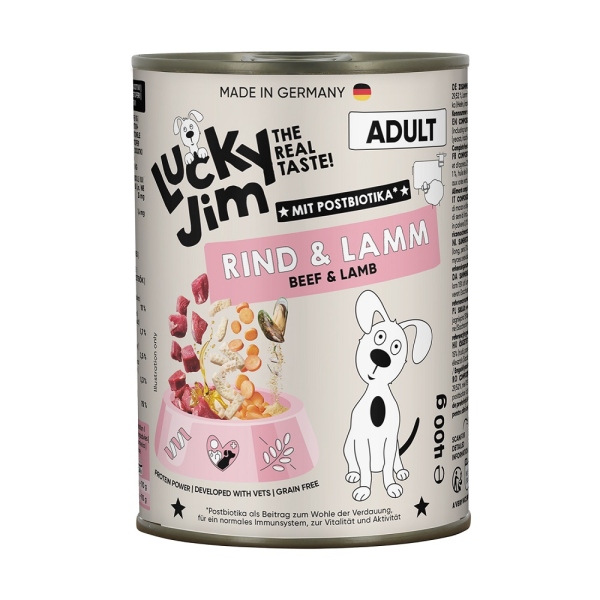 Lucky Jim Classic Adult Rind & Lamm 400g