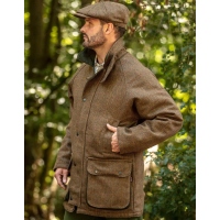 Walker and Hawkes Herren Tweed Jacke Derby Barlaston – Brown Tweed