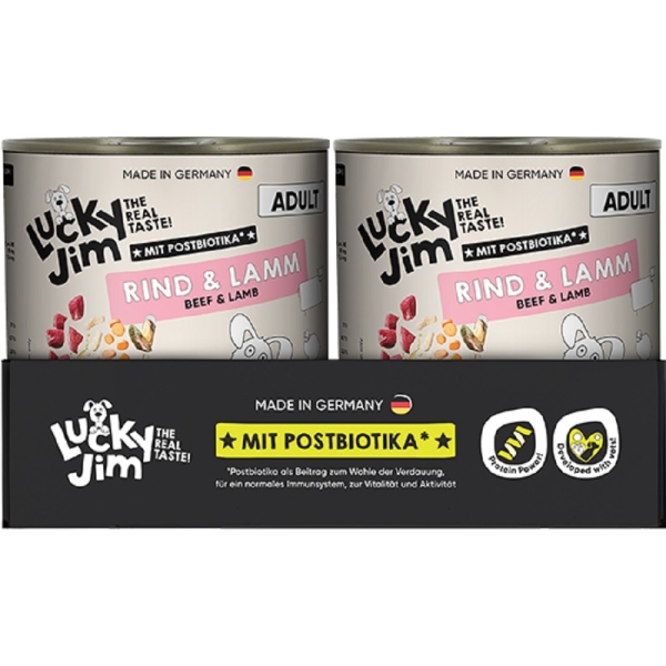 Lucky Jim Classic Adult Rind & Lamm 6 x 800g