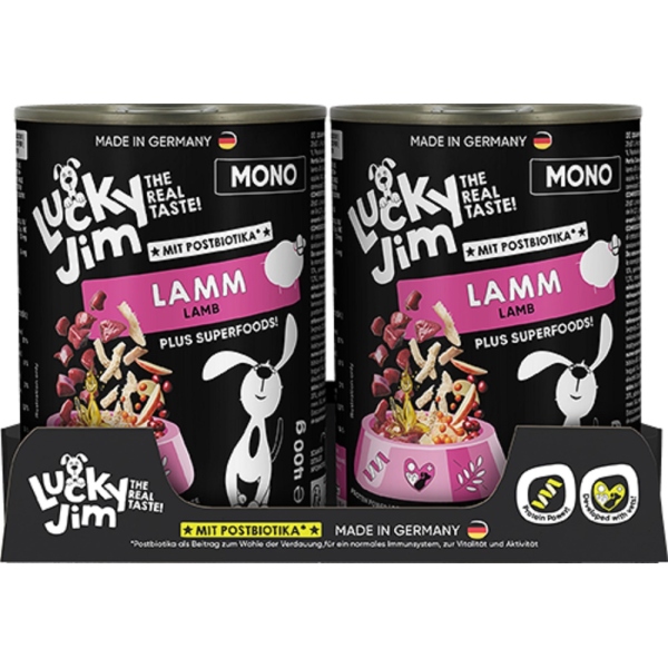 Lucky Jim Mono Lamm 6 x 400g