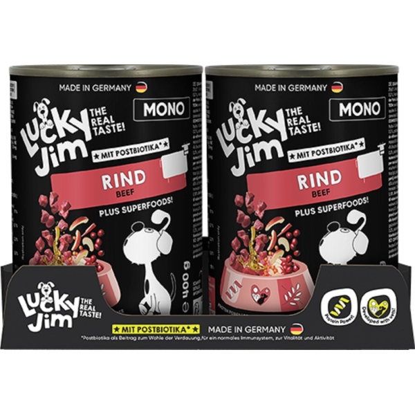 Lucky Jim Mono Rind 6 x 400g