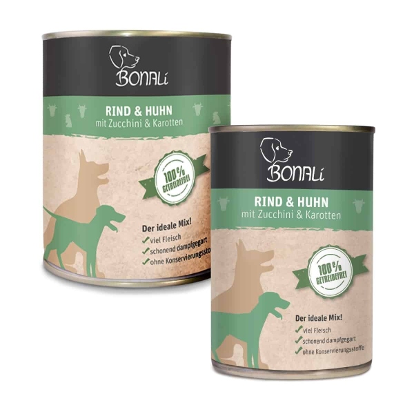 Bonali Nassfutter Rind & Huhn