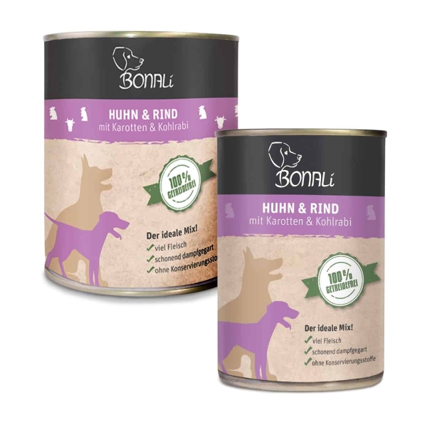 Bonali Nassfutter Huhn & Rind