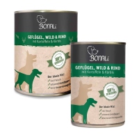 Bonali Nassfutter Geflügel, Wild & Rind
