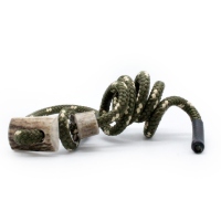 MewogS Kurzführer 60cm HORN mit Zugstopp olive/beige
