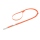 Mystique Biothane verstellbare Leine vernäht beta neon orange 250cm 13mm