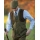 Walker and Hawkes Herren Tweed Weste Berston – Dark Sage
